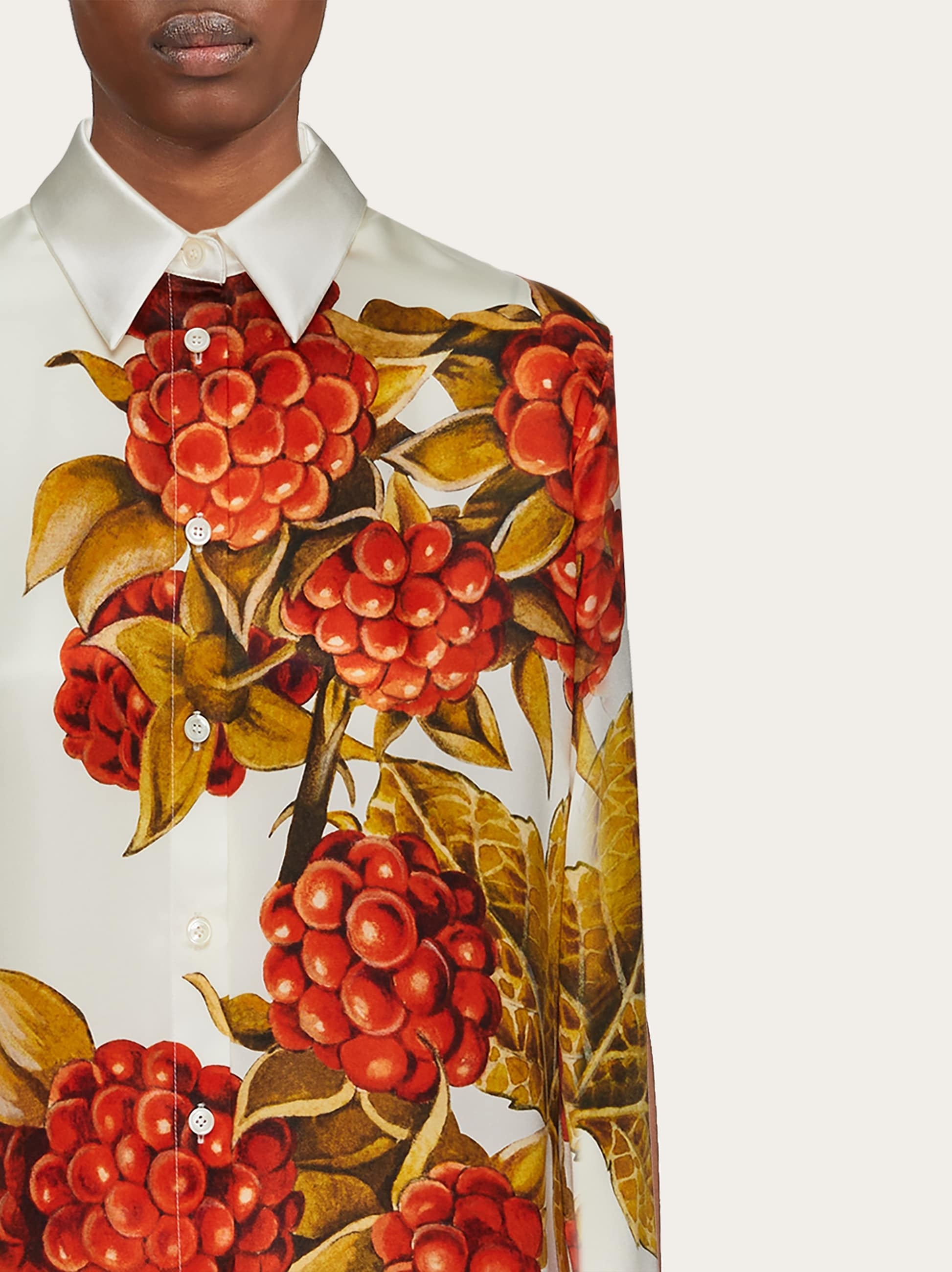 Botanical print shirt - 4