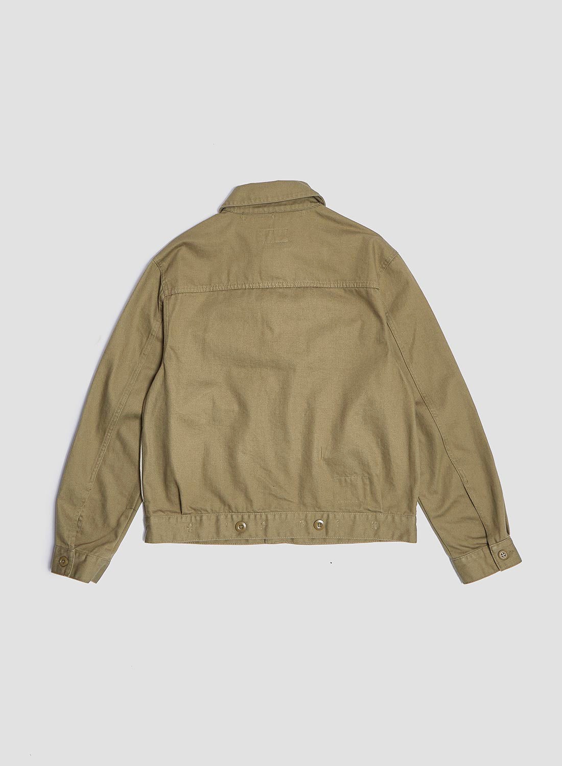 Short Jacket Heavy Cotton in Army - 3