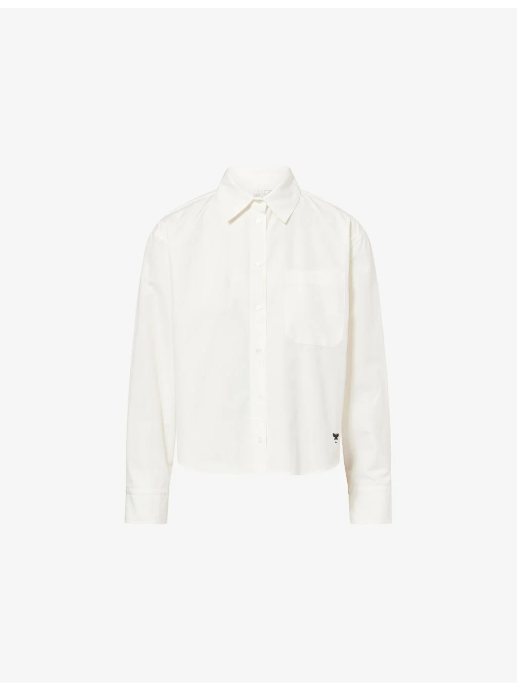 Boxy-Fit Patch-Pocket Cotton Shirt - 1