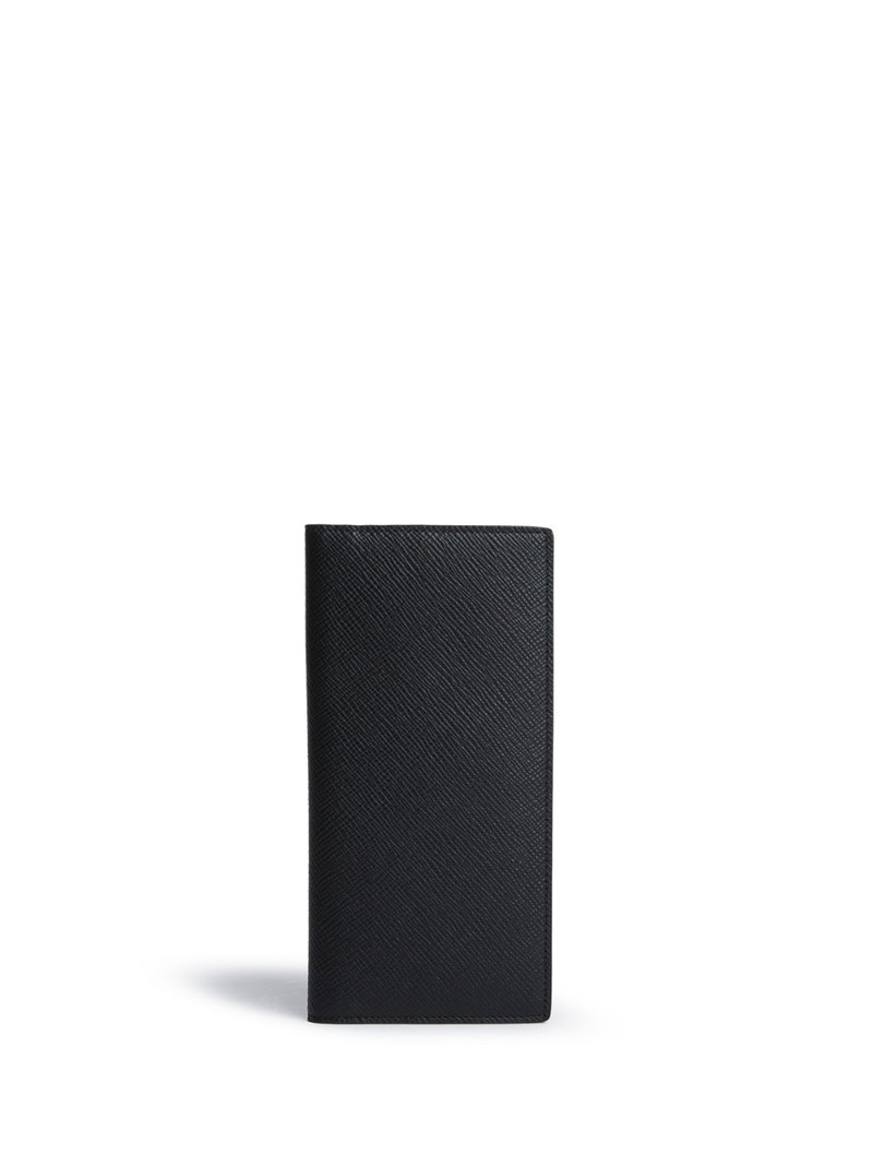 Smythson Panama slim bi-fold leather wallet outlook