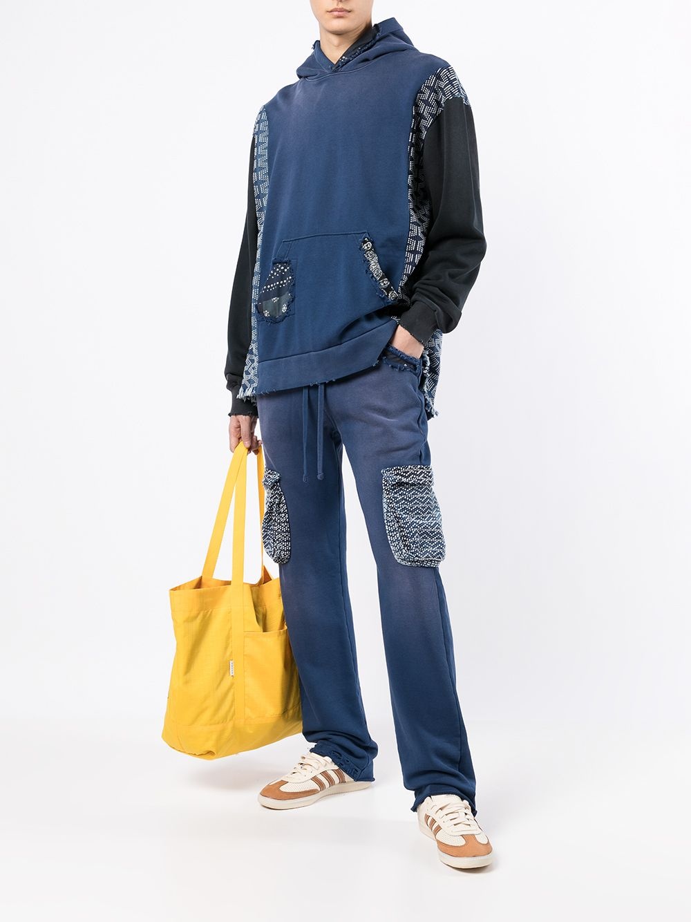distressed-finish sweatpants - 2