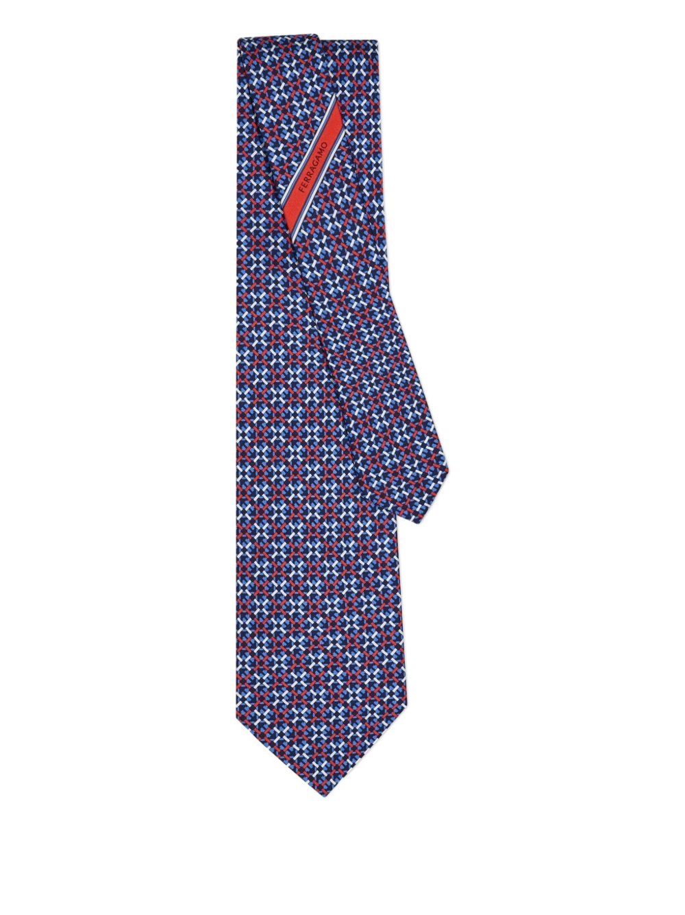geometric-patterned tie - 2