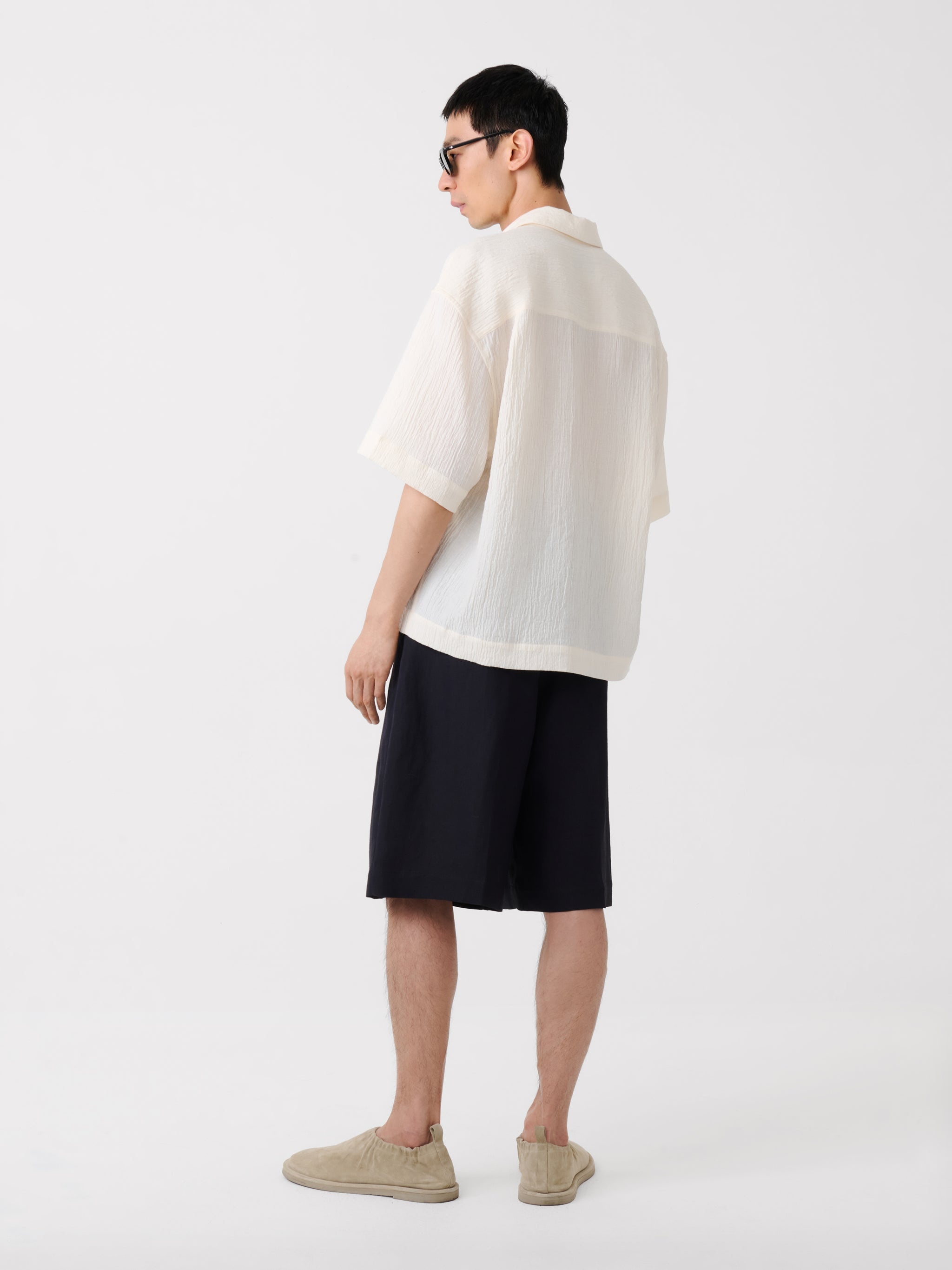 Fowld Linen Short - 4