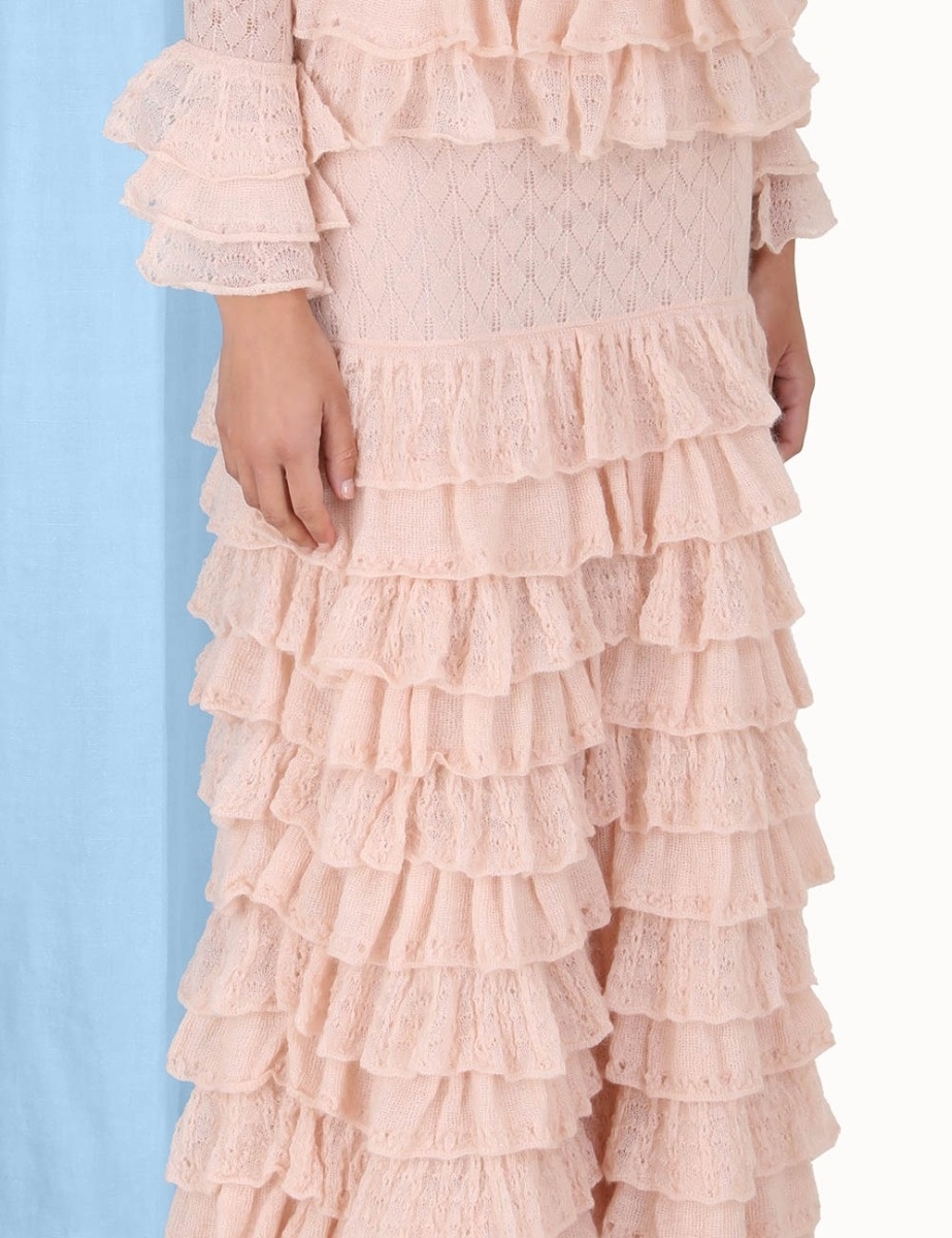 LUMINOSITY LACE FRILL SKIRT - 5