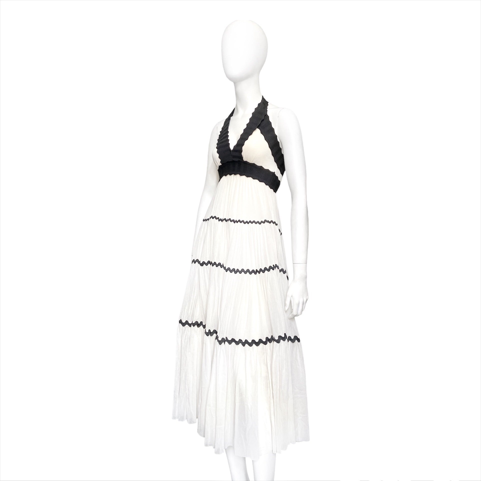 Jean Paul Gaultier Soleli off white mesh puffy dress - 2