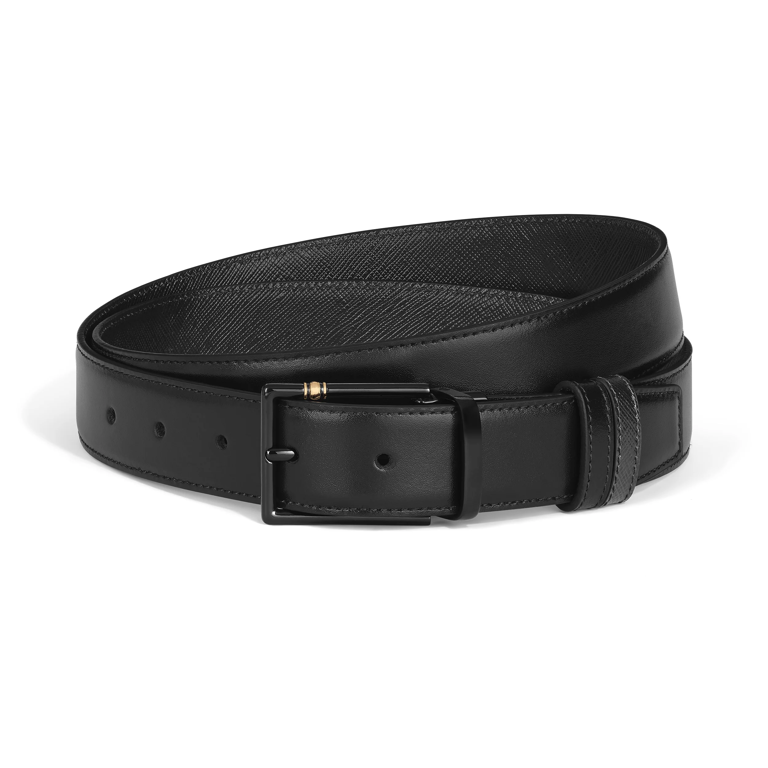 30 MM REVERSIBLE BELT IN LEATHER WITH RECTANGULAR MEISTERSTÜCK BUCKLE - 1