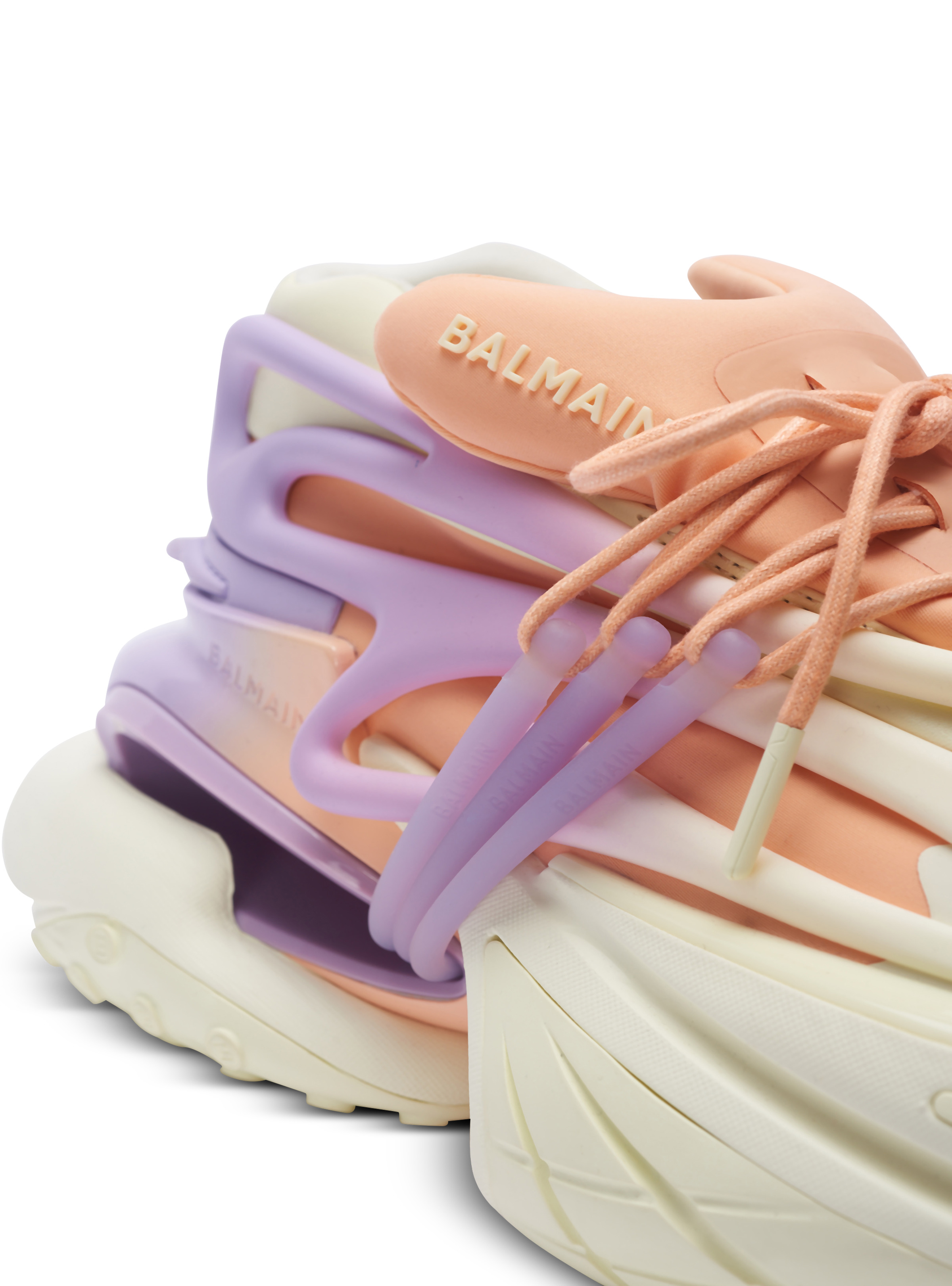 Unicorn low-top sneakers in neoprene and calfskin - 6