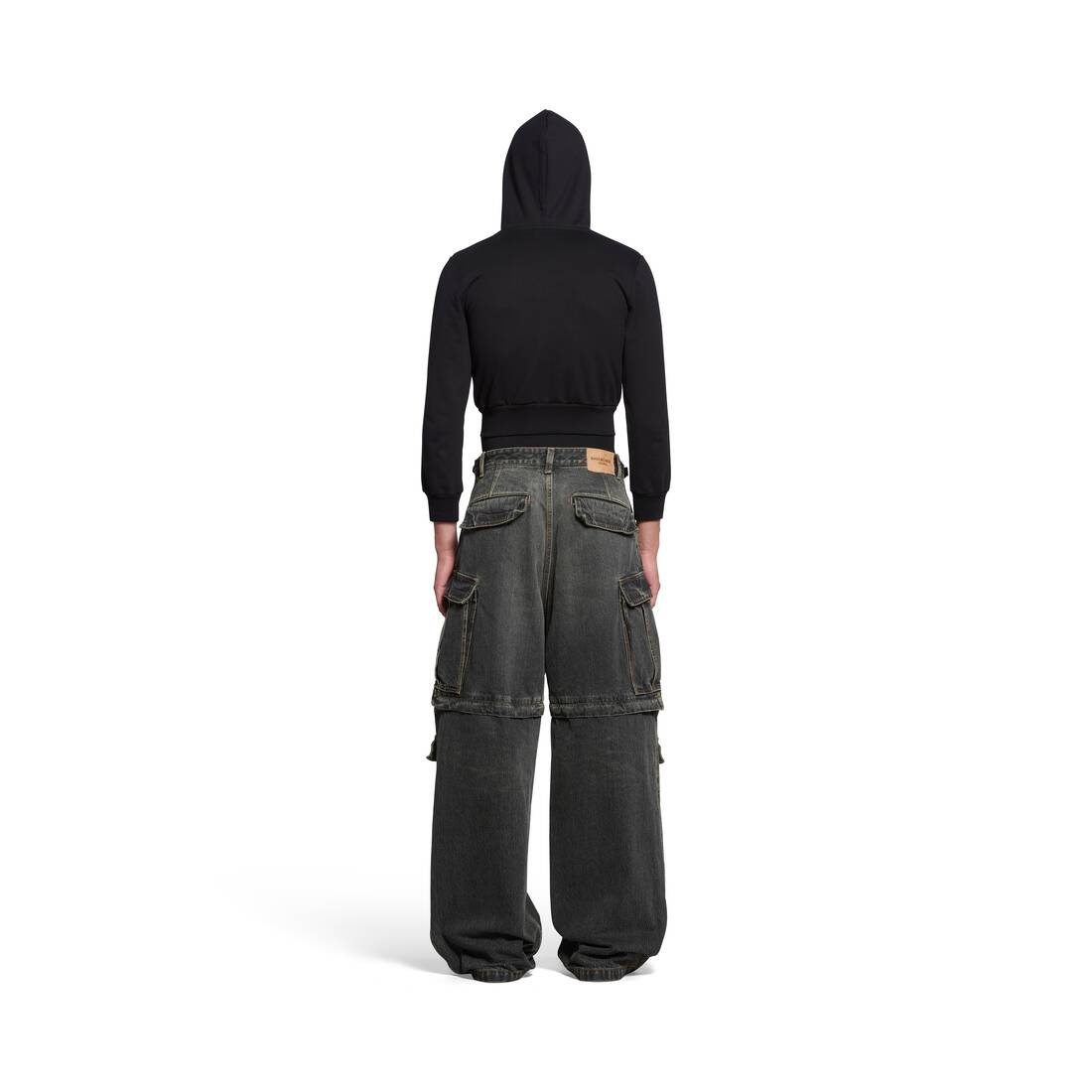 Cargo Pants in Black - 4