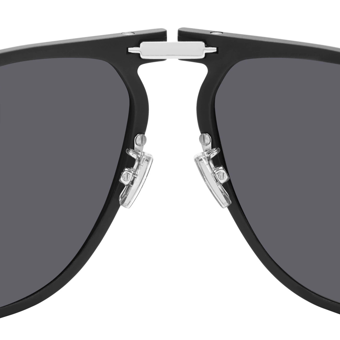 Eyewear Pilot Foldable Matte Black Sunglasses - 6