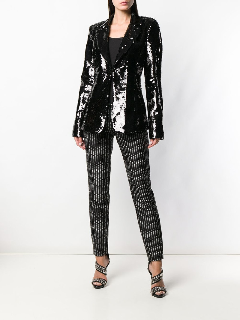PHILIPP PLEIN Pinstripe Plein trousers outlook