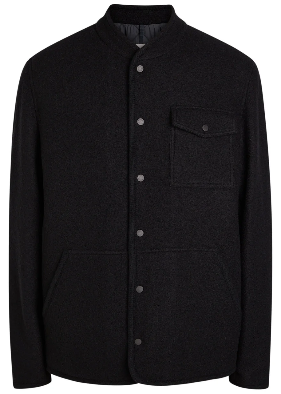 Moncler Boiled Wool Overshirt - 1