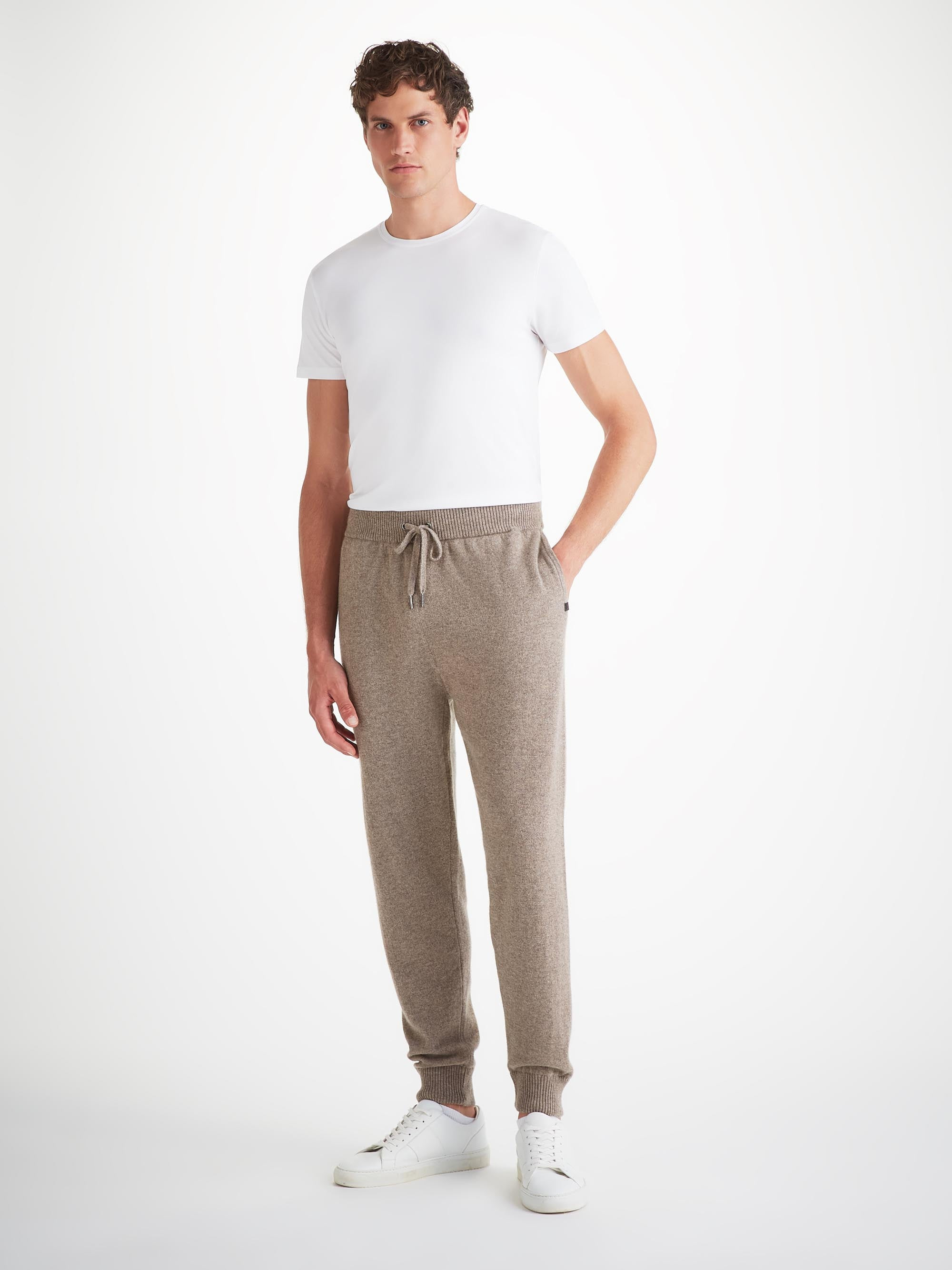 Men's Track Pants Finley Cashmere Mole Heather - 3
