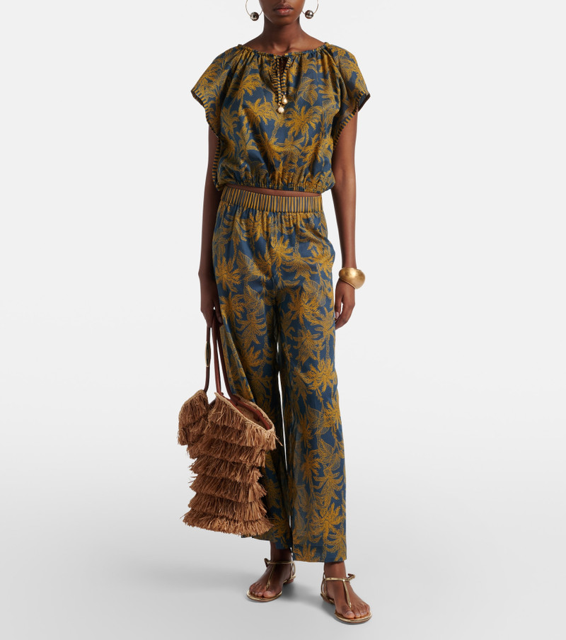 ERES Itinérant cotton voile wide-leg pants outlook