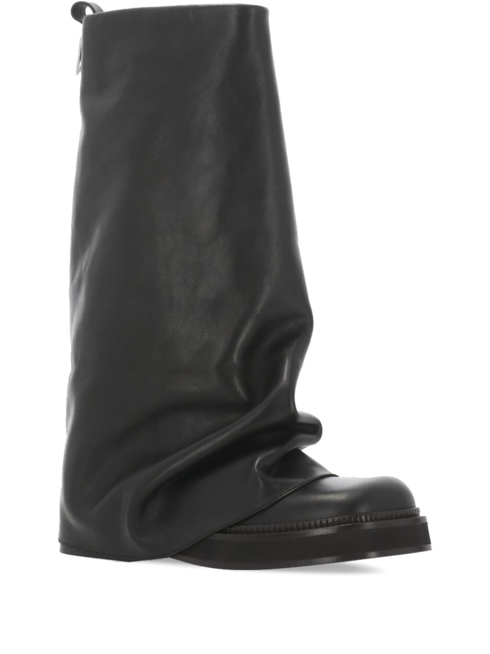leather knee-high boots - 1