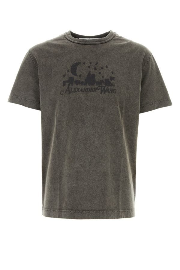 Graphite cotton t-shirt - 1