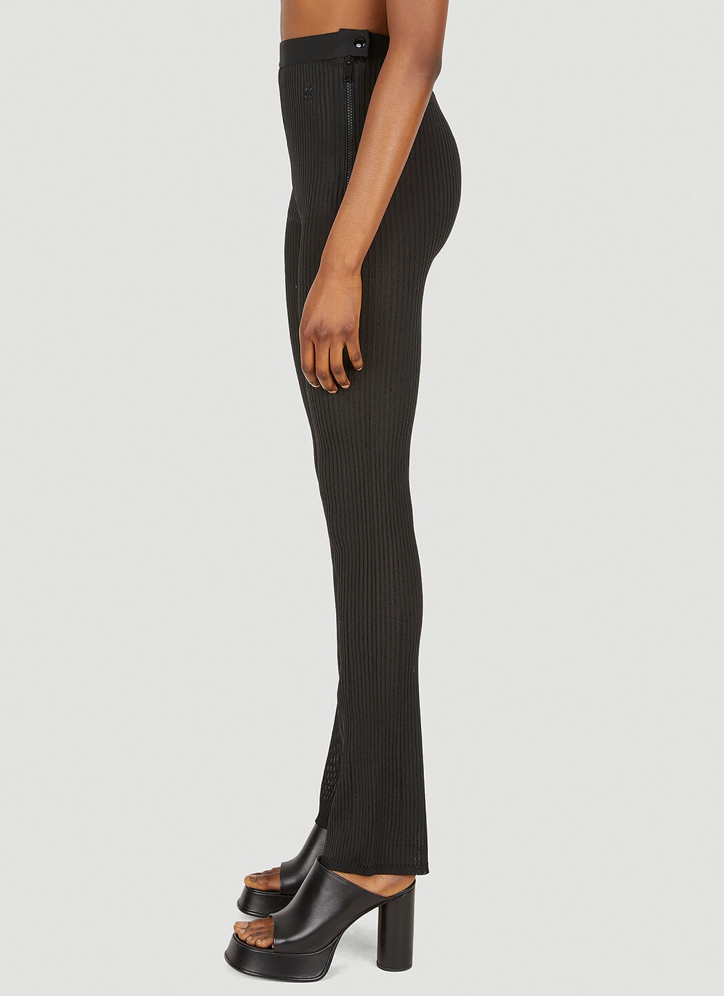 Transparent Knit Pants - 3