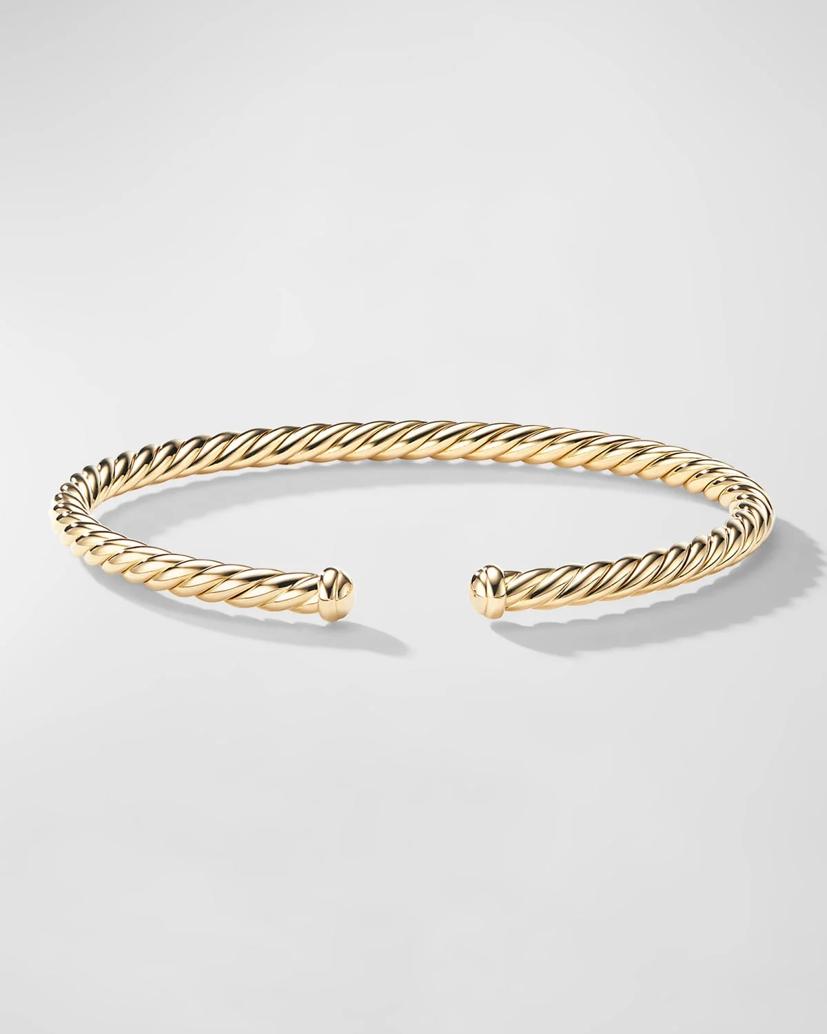 4mm Cable Flex Bracelet in 18K Gold - 1