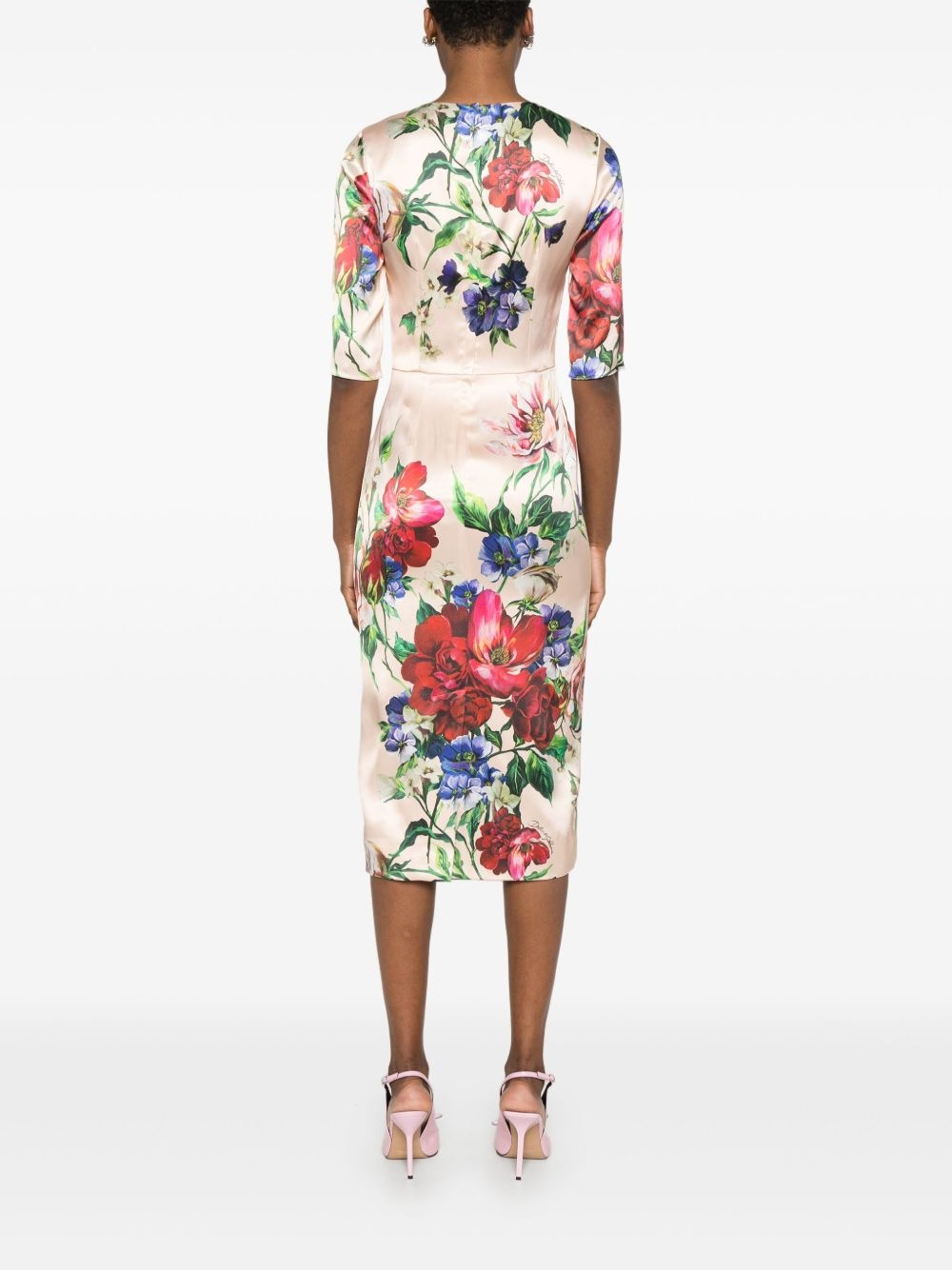floral-print dress - 4