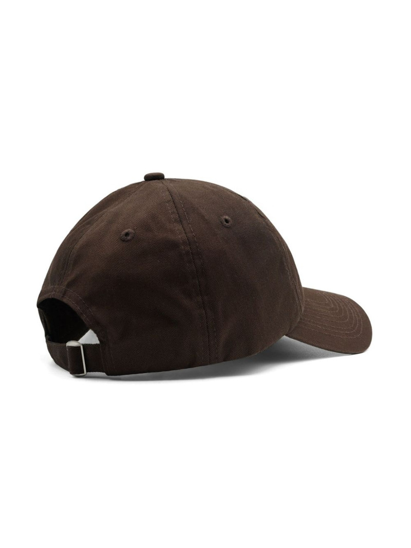 logo-embroidered cotton-twill cap 3