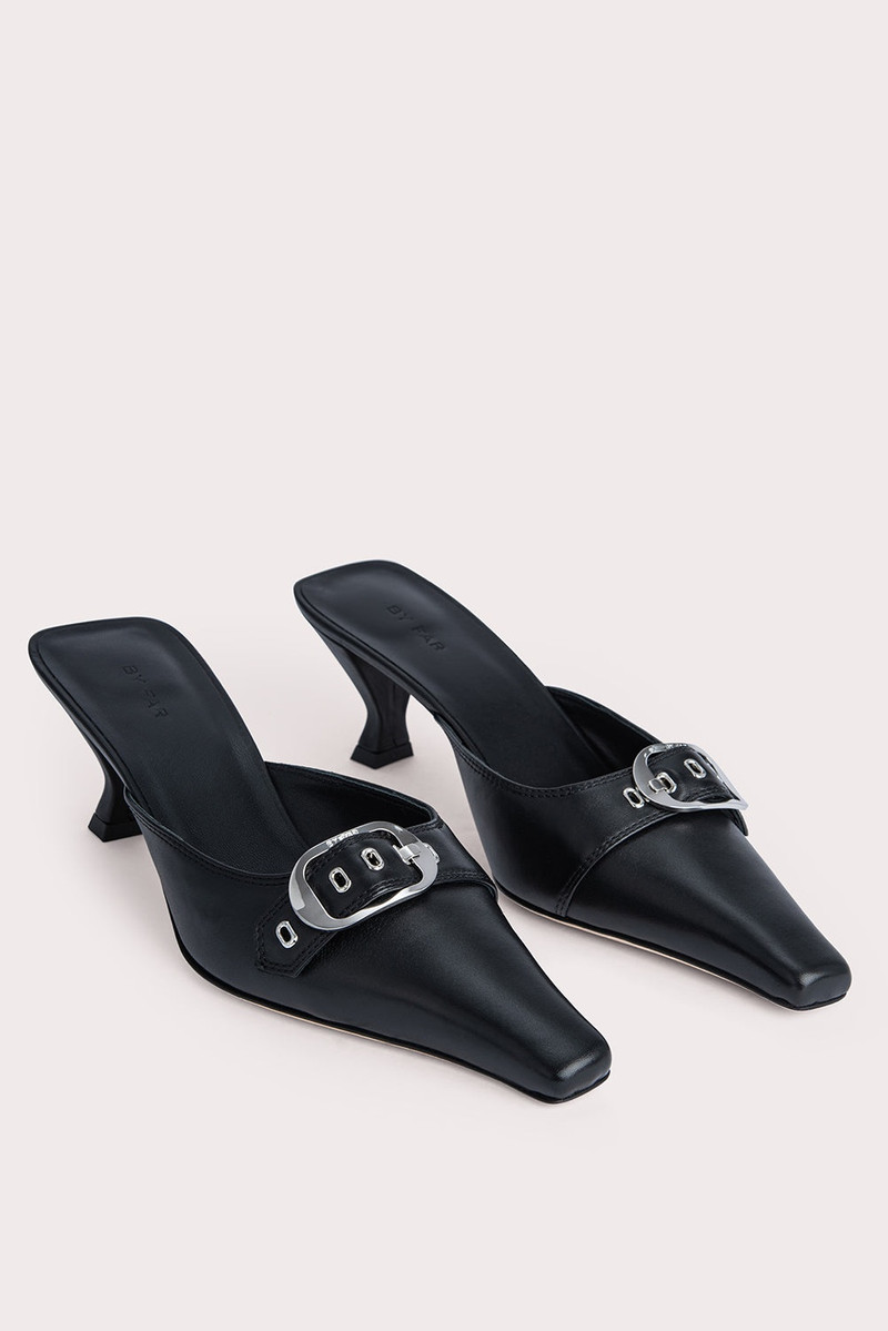 BY FAR EVELYN BLACK NAPPA LEATHER outlook