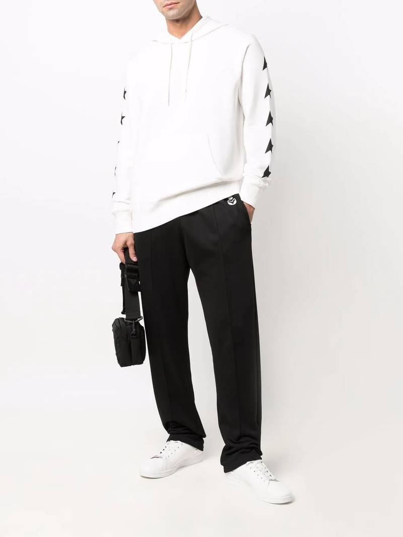 Golden Goose star-print cotton hoodie outlook