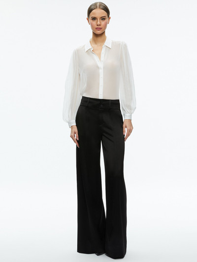 Alice + Olivia ROANNE SHEER BLOUSE outlook