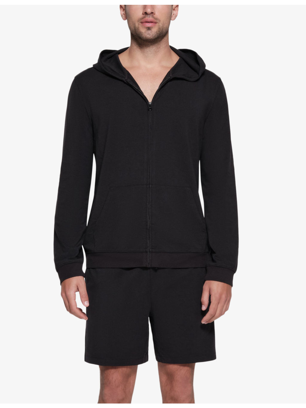Lounge zip-up jersey hoody - 2