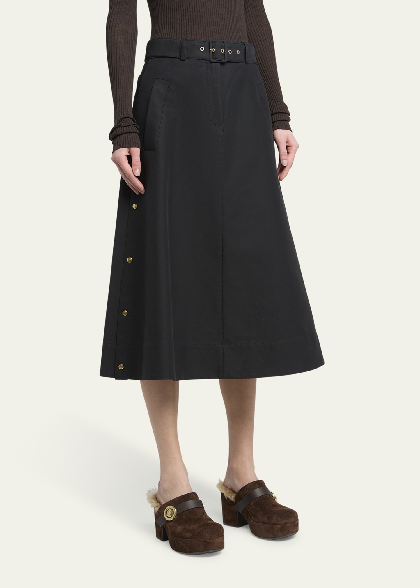 Belted Utility Skirt - 4