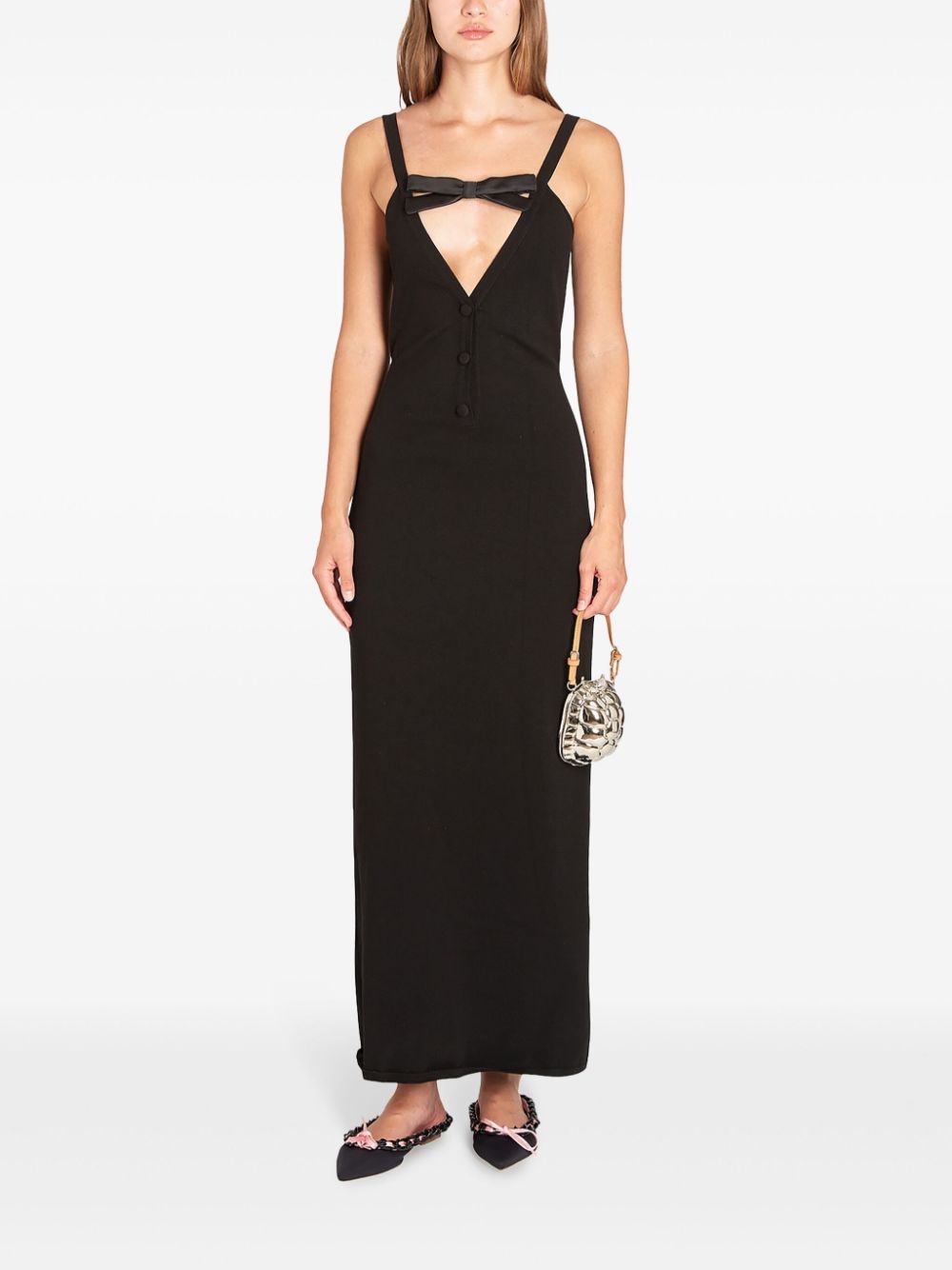 cut-out detailing long dress - 2