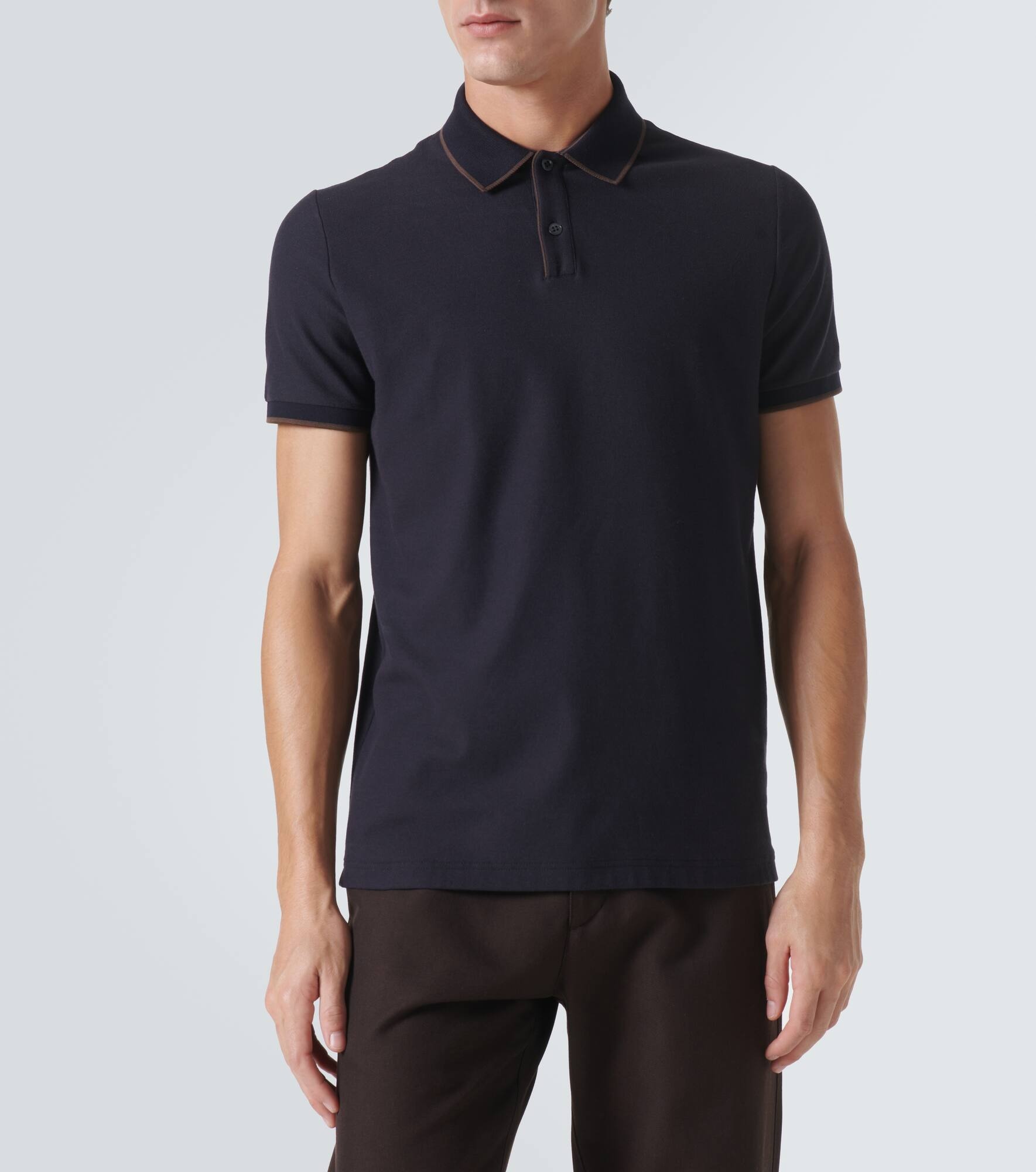 Brentwood cotton-blend piqué polo shirt - 3