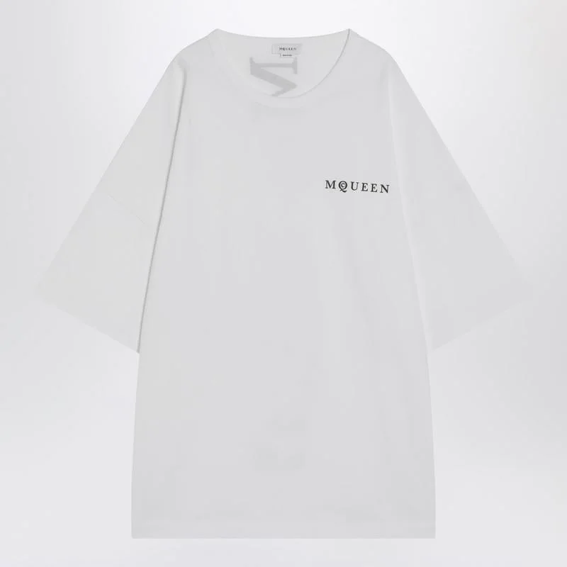 Alexander McQueen Oversized T-Shirt With Logo - 1