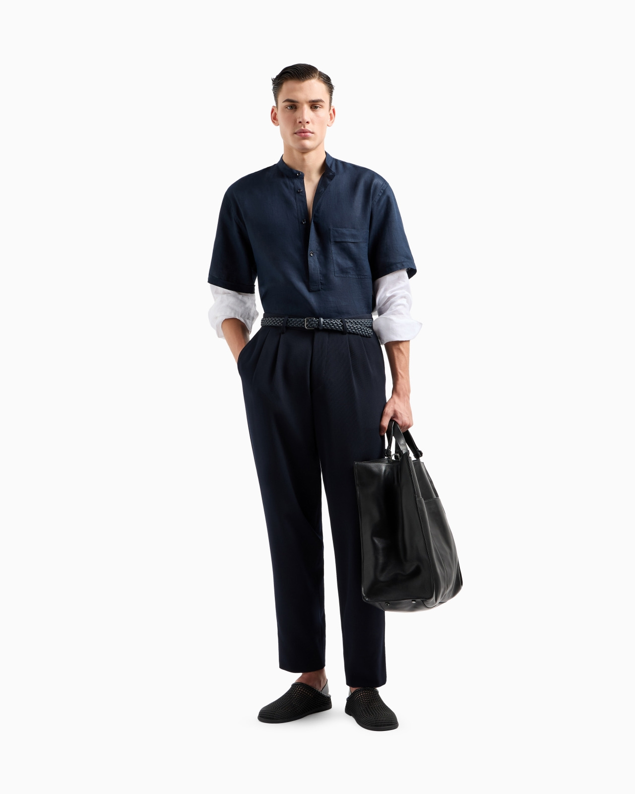 LOOSE-FIT LINEN SHIRT - 2