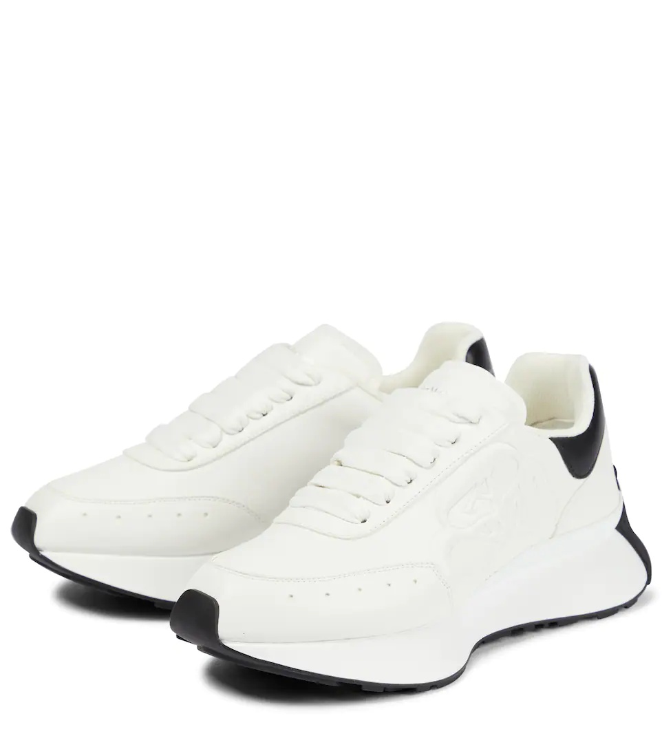 Sprint leather sneakers - 5