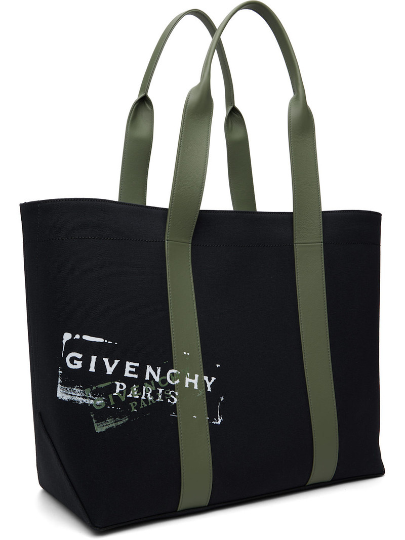 Givenchy Black Large Canvas Tote outlook