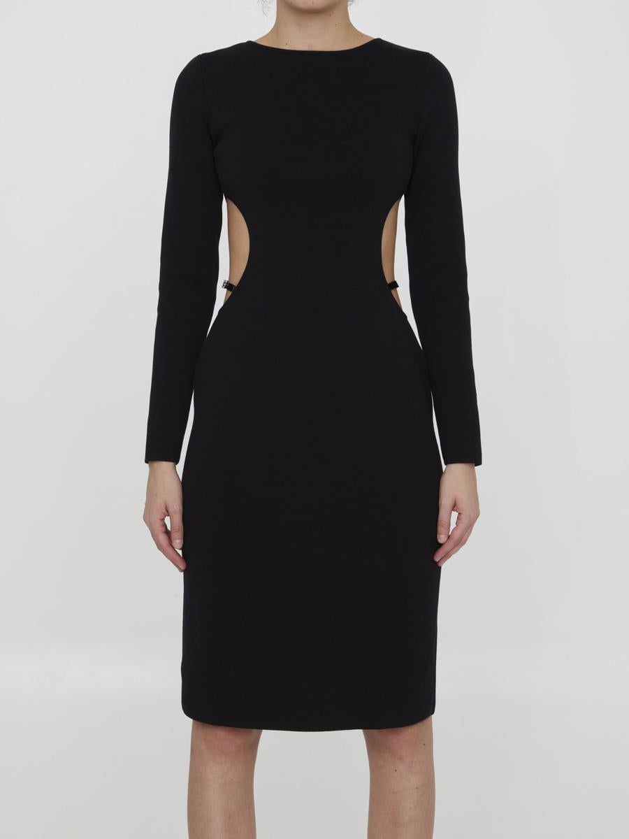 GUCCI CUT-OUT MIDI DRESS - 1