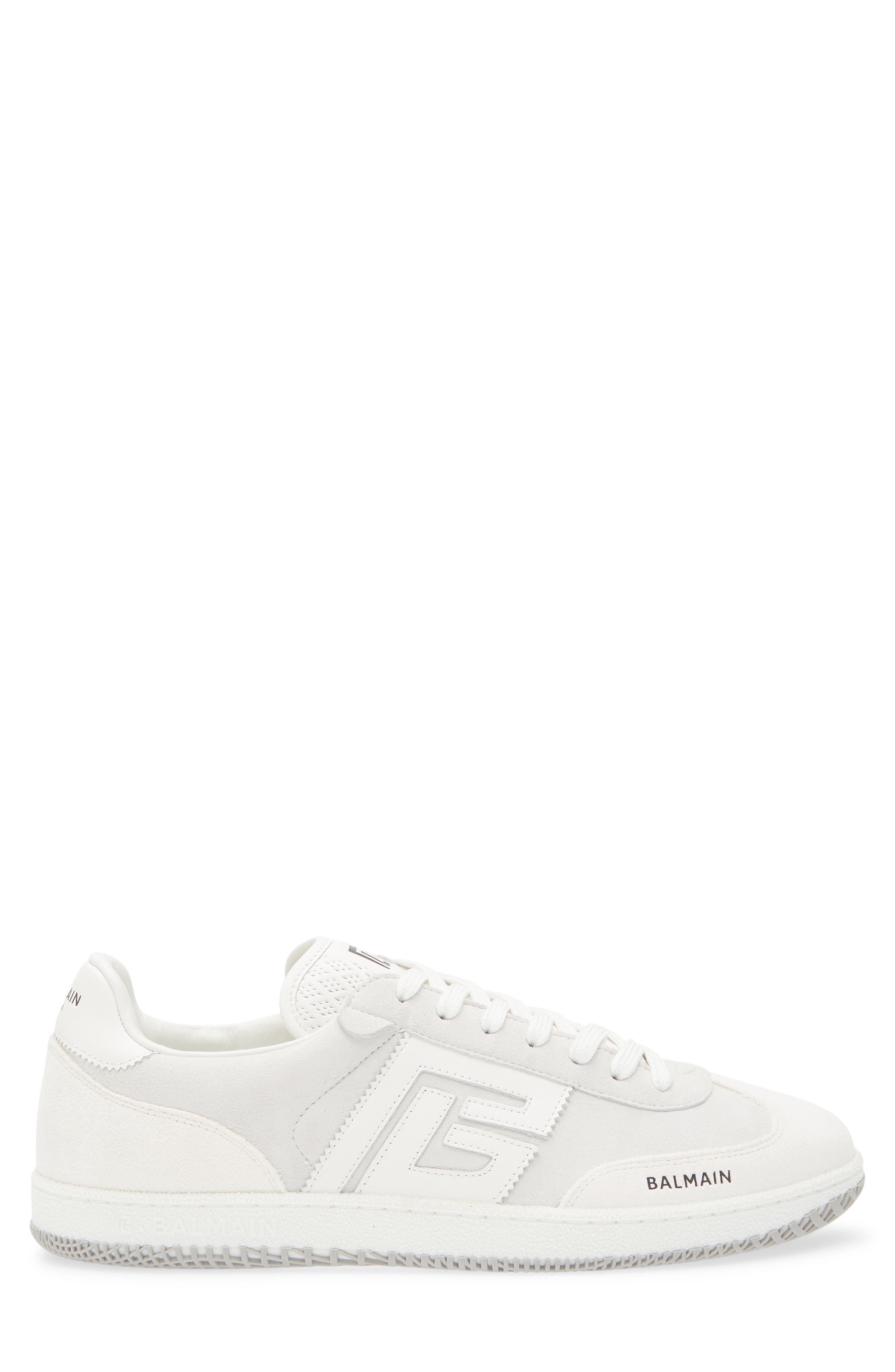 Balmain Swan Low Top Sneaker in 0Fa Blanc at Nordstrom - 3
