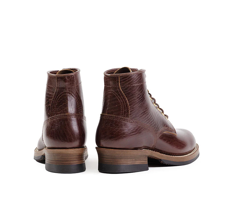 LK-032 Steel Gang Boots Shinki Hikaku Horsebutt Dark Brown - 5