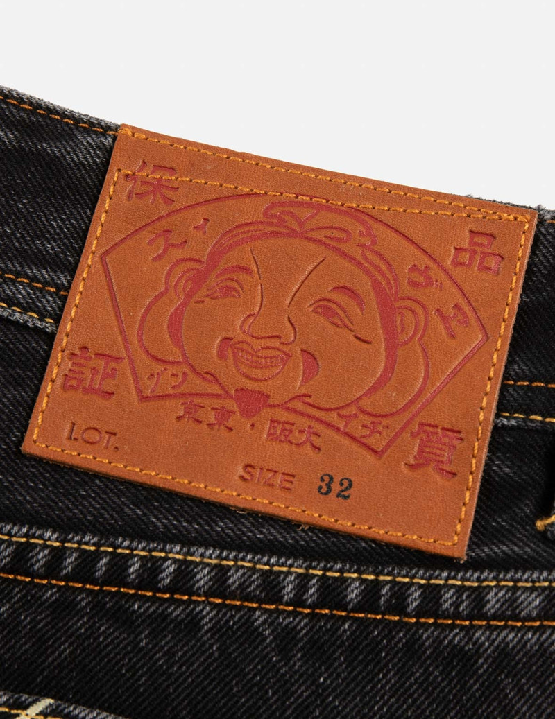 FAIR ISLE PATTERN SEAGULL EMBROIDERY WIDE-LEG DENIM JOGGER PANTS 11