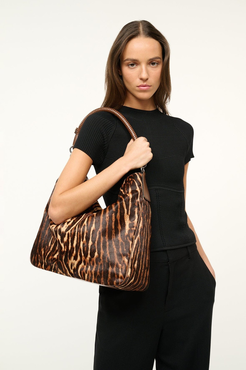 STAUD STAUD PERRY HOBO LADY LEOPARD CACAO outlook