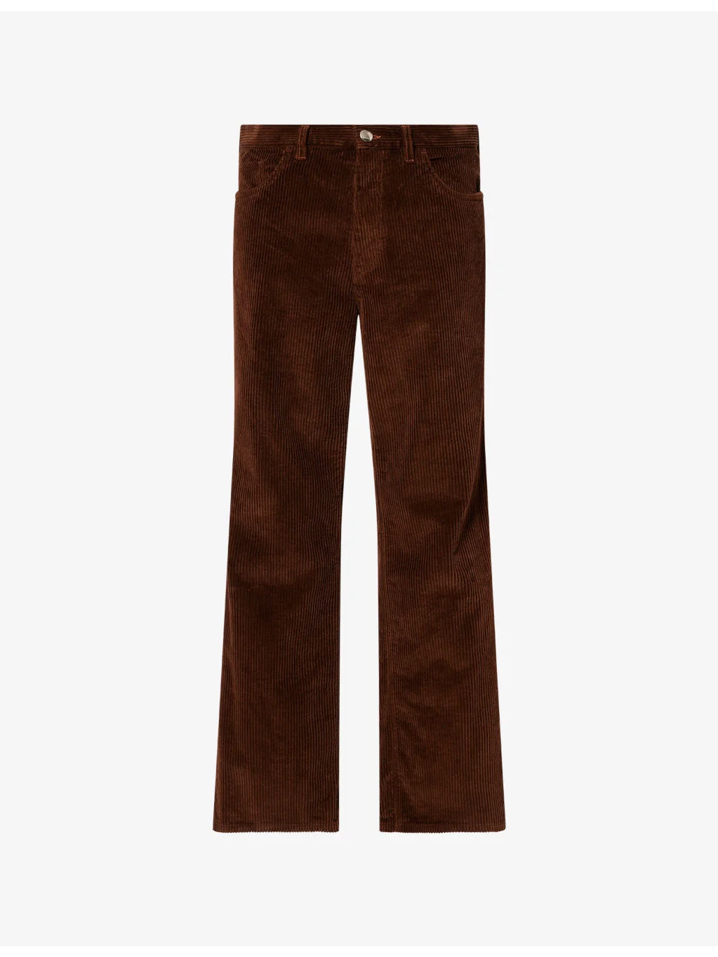 Wide-Leg Corduroy Cotton Trousers - 1