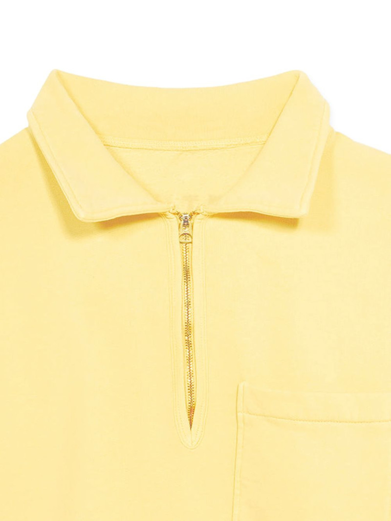 Yalep pocket zip-up sweatshirt 3