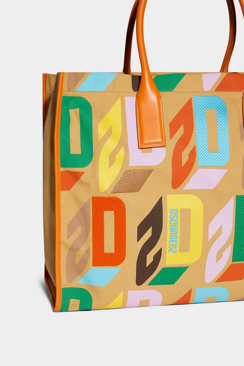 D2 MONOGRAM SHOPPING BAG - 4