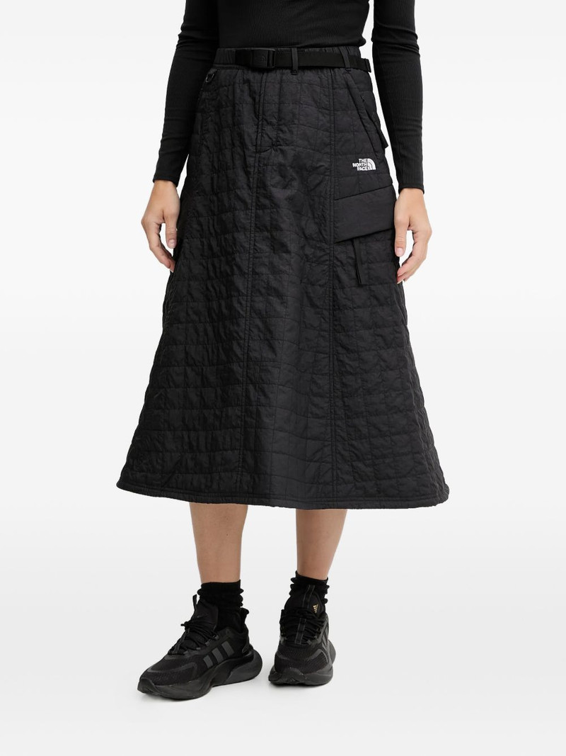 quilted belted midi skirt 1