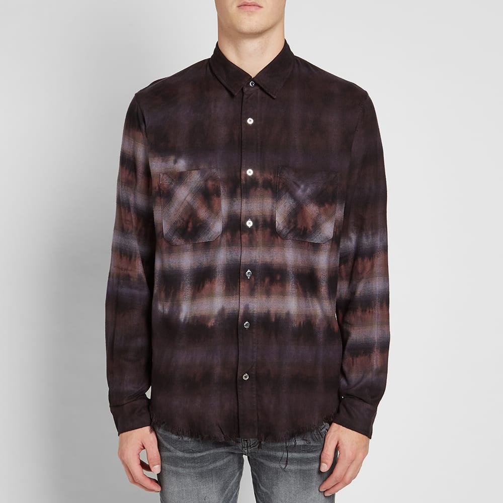 AMIRI Bleached Flannel Shirt - 5