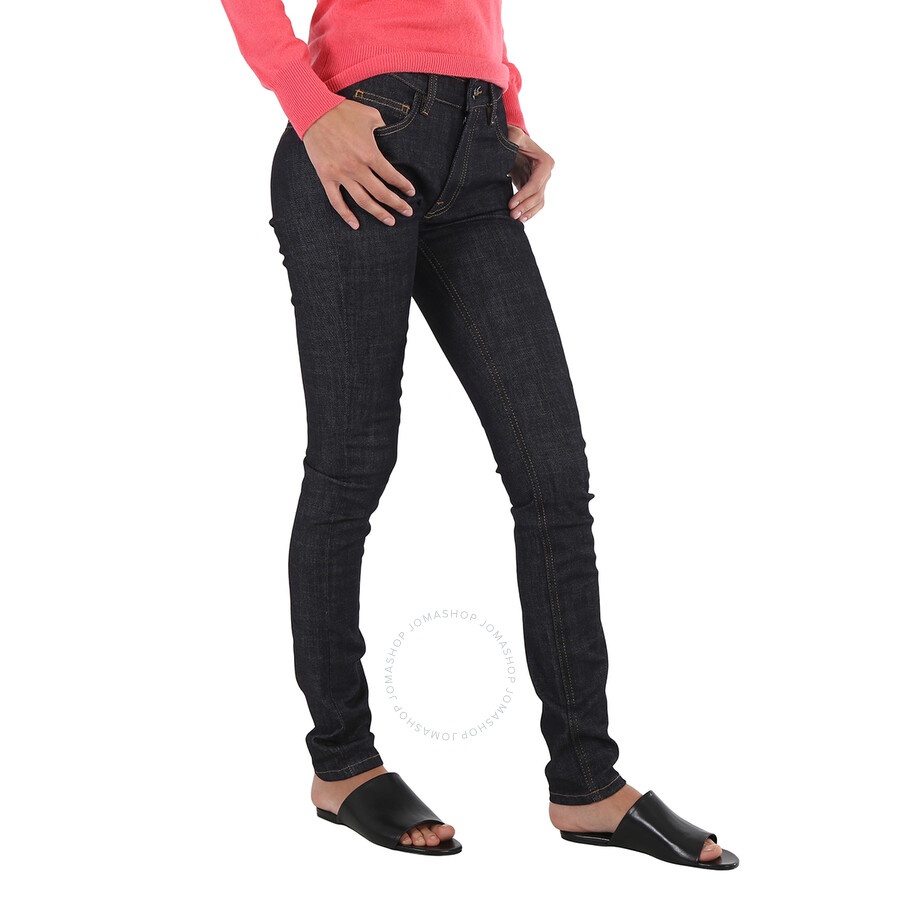 Victoria Beckham Ladies Blue Skinny Star Jeans, Waist Size 25" - 4