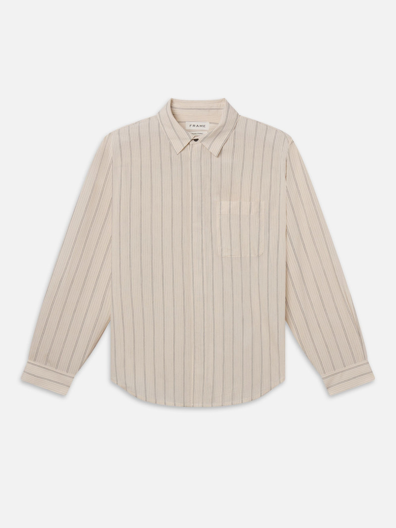 Stripe Shirt in Natural Stripe 1