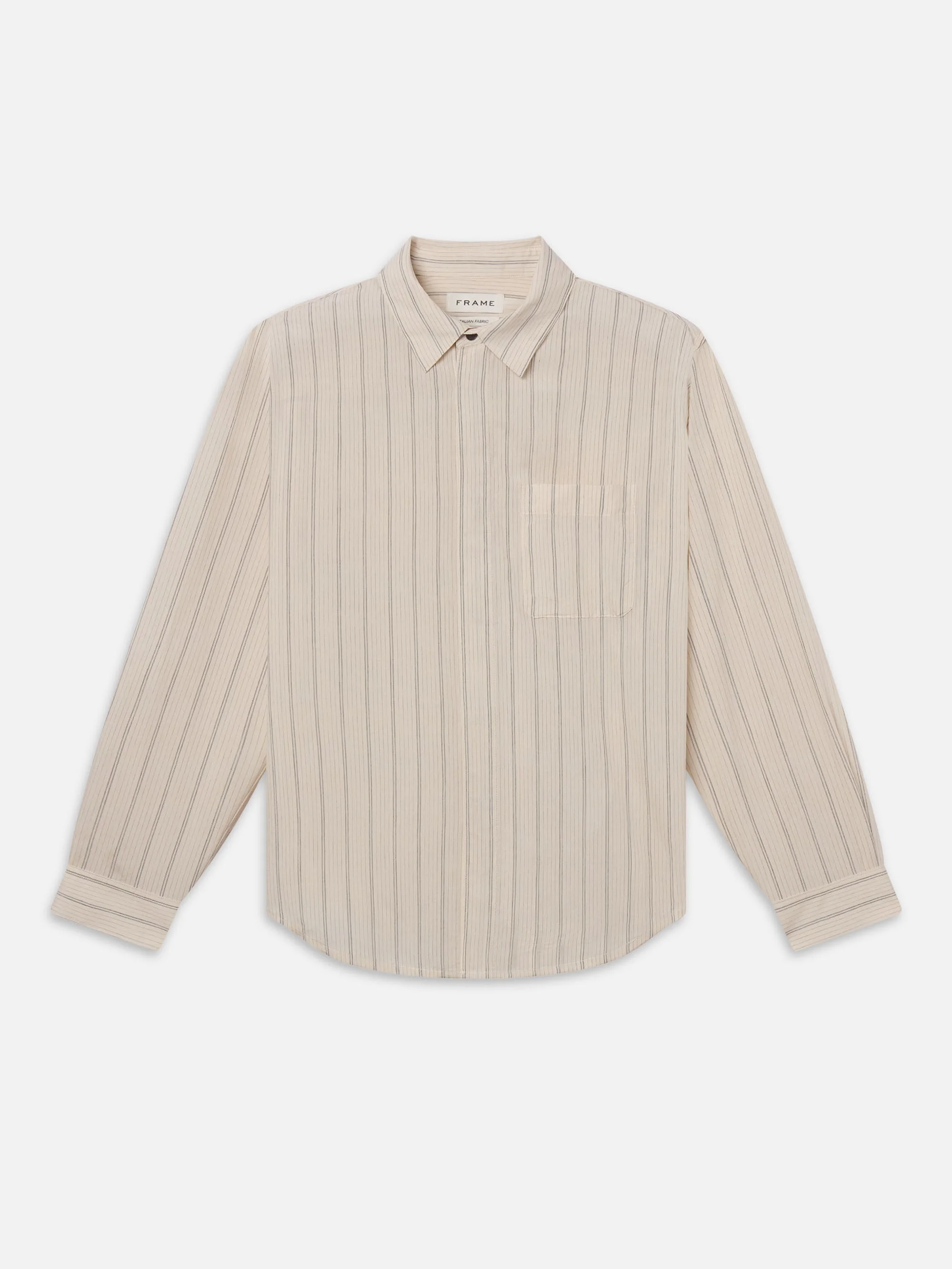 Stripe Shirt in Natural Stripe - 1