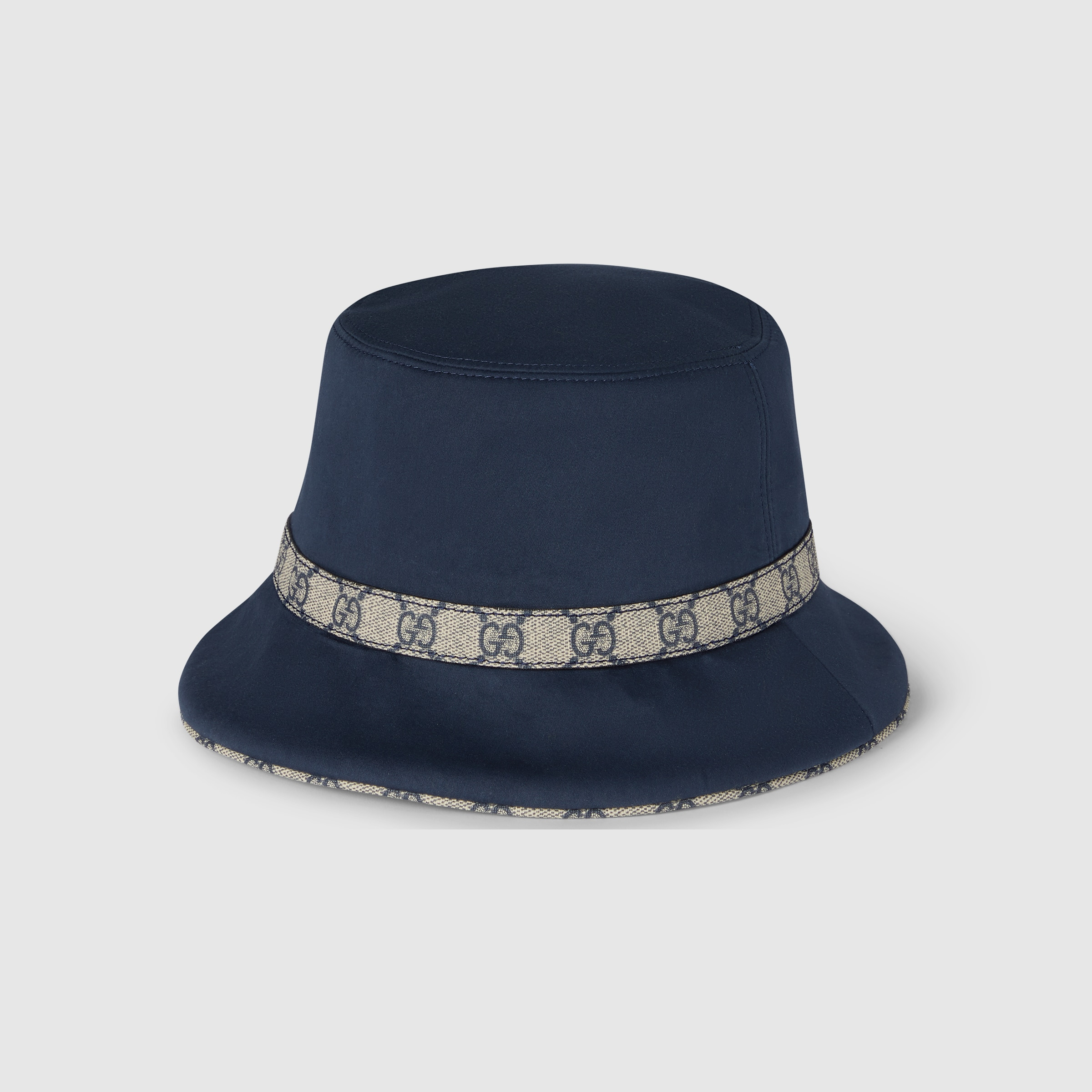 Cotton fedora with Double G - 1