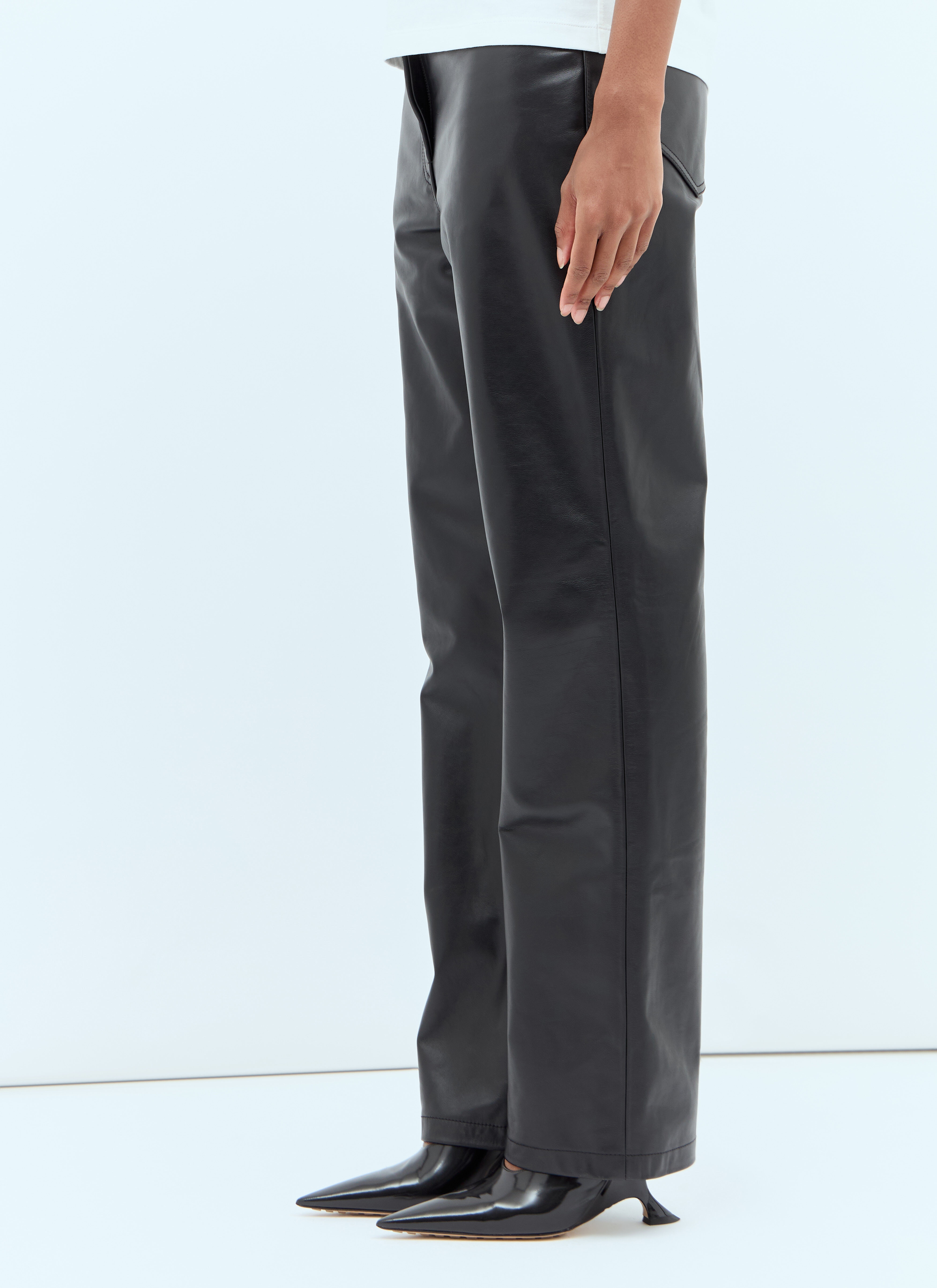 【関税込み】TOTEME Leather pants Toteme Tapered leather pants Toteme