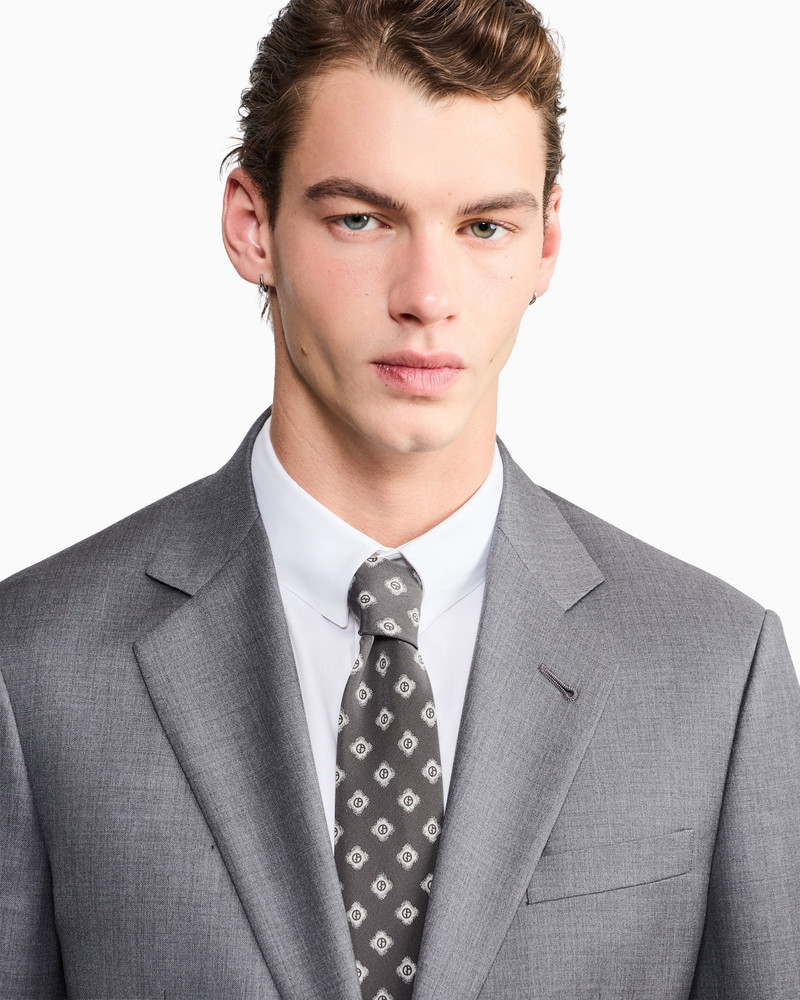 GIORGIO ARMANI 단일 breasted 소호 처녀 모직과 cashmere에 있는 선 한 벌 outlook